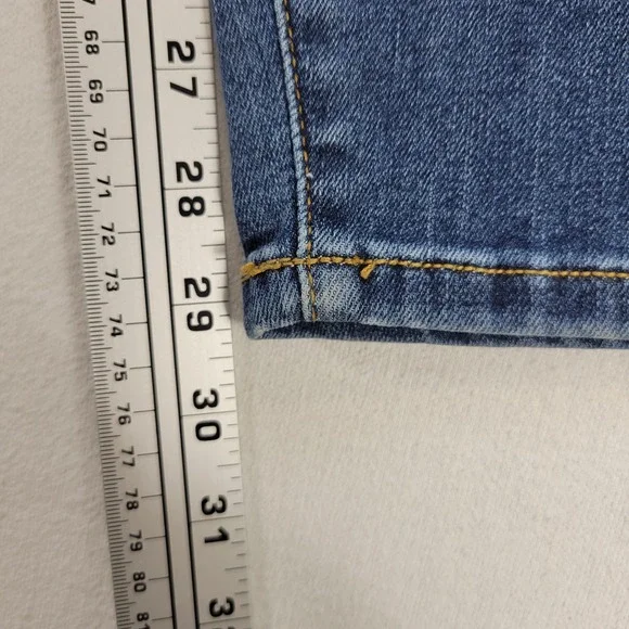 Judy Blue Relaxed Fit Jeans Women 18W Blue Medium Wash Distressed Denim - Picture 9 of 11